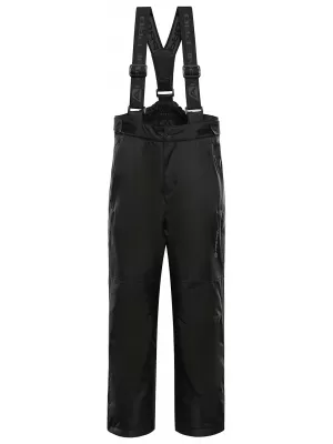Kinder-Skihose ALPINE PRO EDESO 3 SCHWARZ