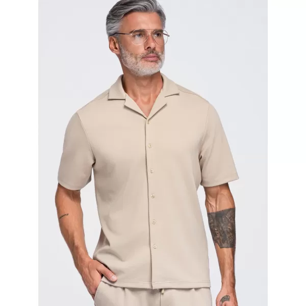  Herrenhemd OMBRE OM-SHCS-0220 BEIGE 