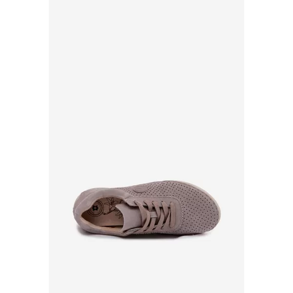  Damen-Stiefeletten BOTO 26PB18-121 TAUPE 