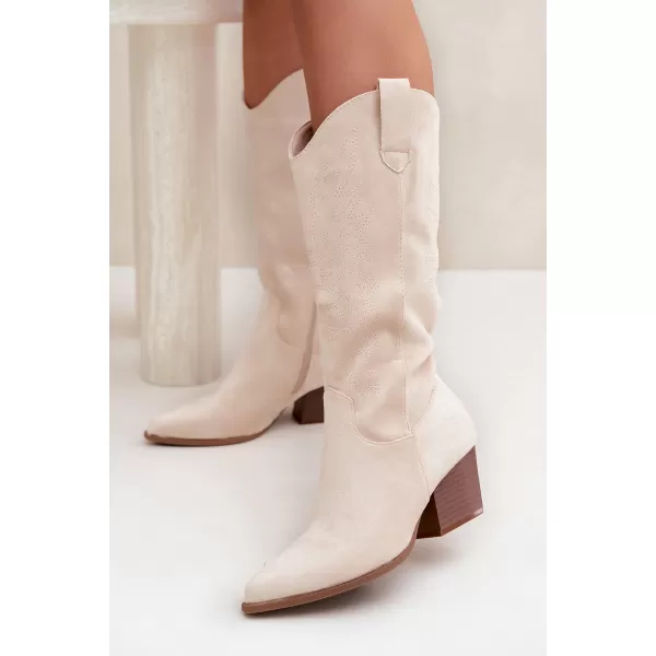  Damenstiefel BOTO 7627A CREME 