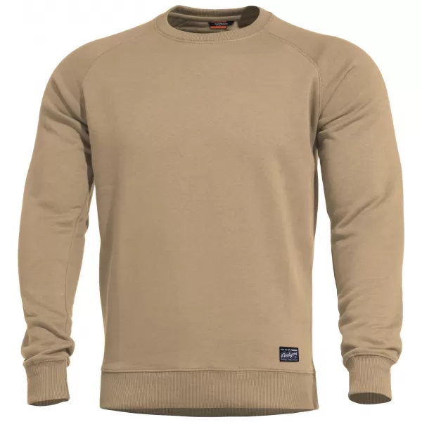  Herren-Sweatshirt PENTAGON HAWK SWEATER BLANK K09019 HELLBRAUN 