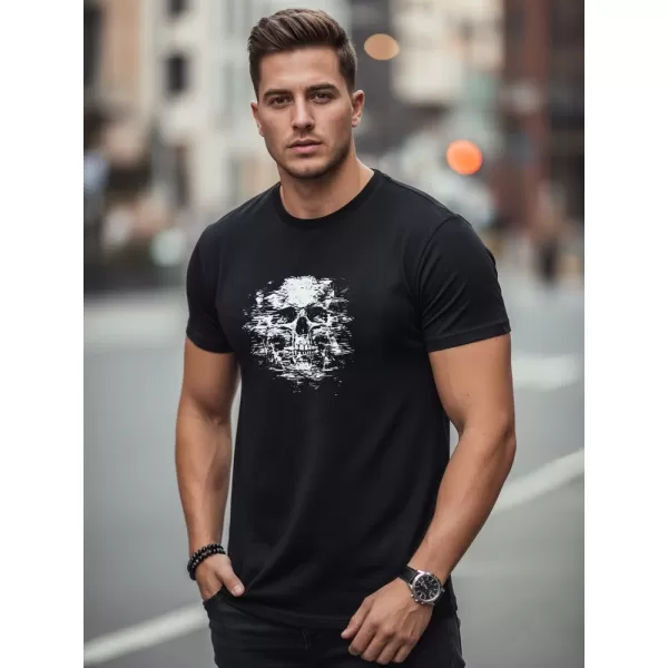  Herren-T-Shirt DSTREET NX085R SCHWARZ 
