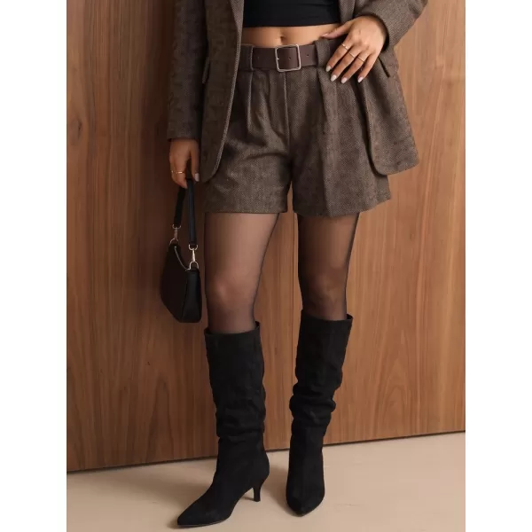  Damen-Shorts DSTREET SY0597 BRAUN 