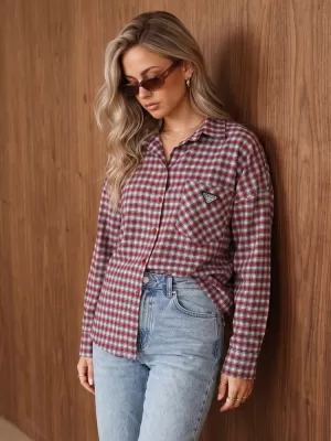 Damenhemd DSTREET DY0503 ROSA