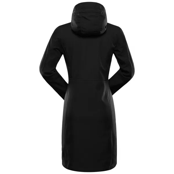  Warmer Softshellmantel für Damen ALPINE PRO IBORA 2 SCHWARZ 