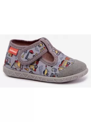 Kinderhausschuhe MILAMI 112/BR-81 GRAU