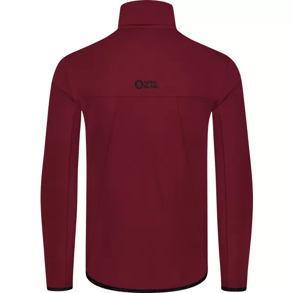  Powerfleece-Sweatshirt für Herren NORDBLANC MORASS NBSFM8335 BURGUND 