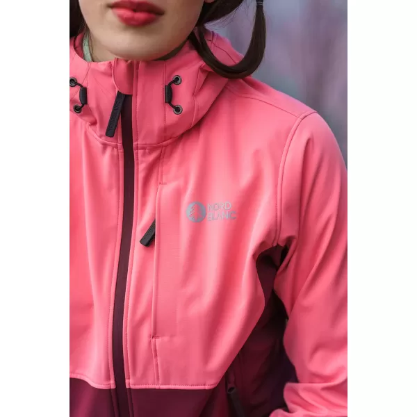  Softshelljacke für Damen NORDBLANC BLINK NBSSL8320 ROSA 