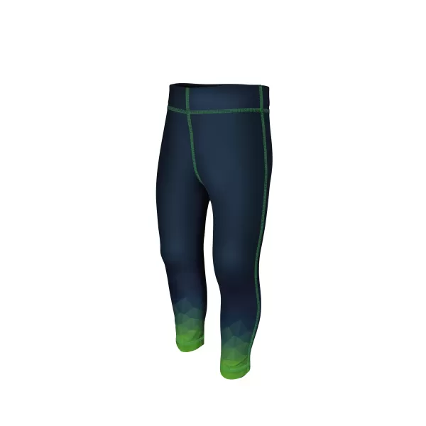  Funktionsleggings für Kinder WAMU MOZAIKA DUNKELGRÜN 
