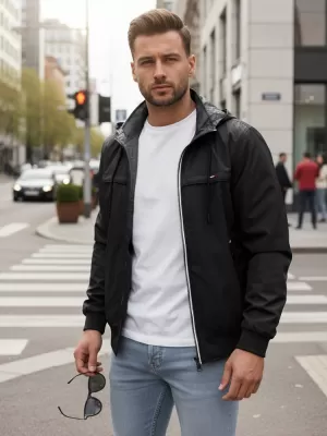 Herrenjacke DSTREET TX5135 SCHWARZ