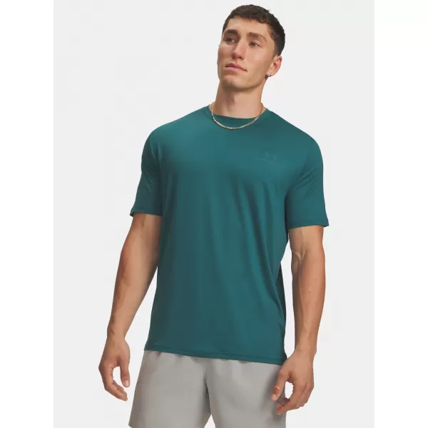  Herren-T-Shirt UNDER ARMOUR VANISH ENERGY SS 1383973-338 GRÜN 