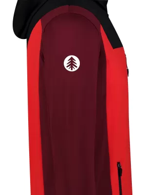 Powerfleece-Sweatshirt für Herren NORDBLANC SPRAWL NBSFM8333 ROT