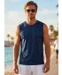 Sport-Tanktop für Herren MALFINI BREEZE 820 MARINEBLAU
