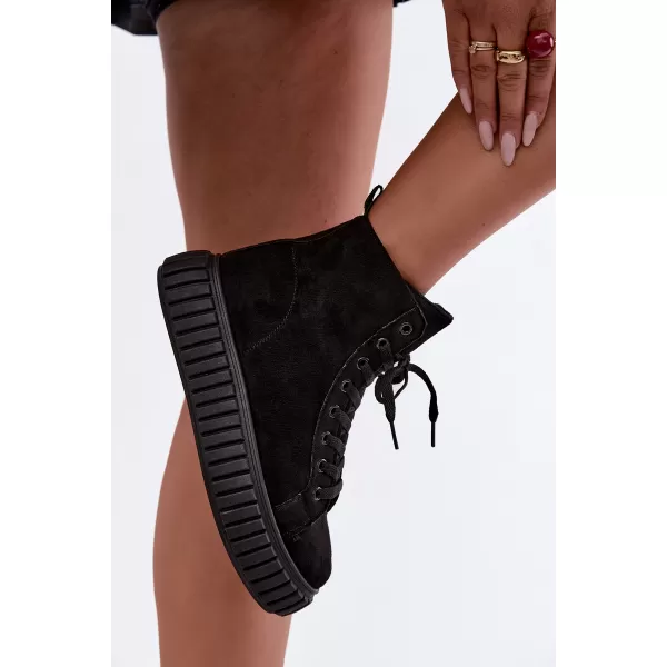  Damen-Sneaker BOTO LA372 SCHWARZ 