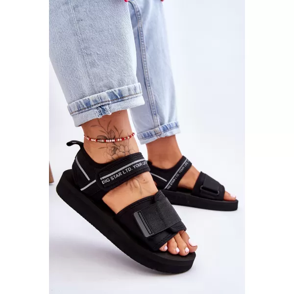  Damensandalen BIG STAR SHOES LL274784 SCHWARZ 