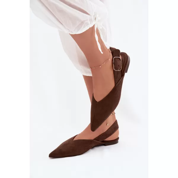  Ballerinas für Damen BOTO 9755 KAFFEE 