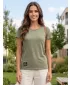 Damen-T-Shirt ALTISPORT NP/ALWST26001 MILITÄRGRÜN