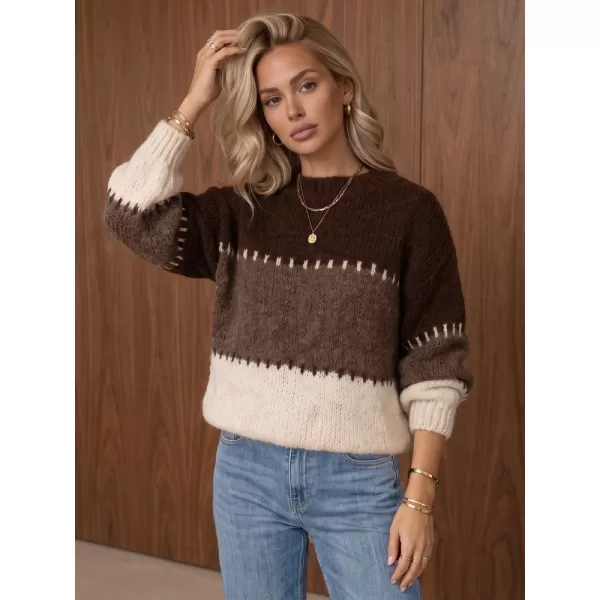  Damenpullover DSTREET MY2628 BRAUN 