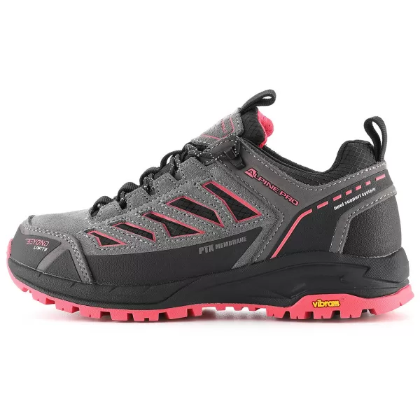  Outdoor-Schuhe ALPINE PRO RIAWE DUNKLES ECHTES GRAU 