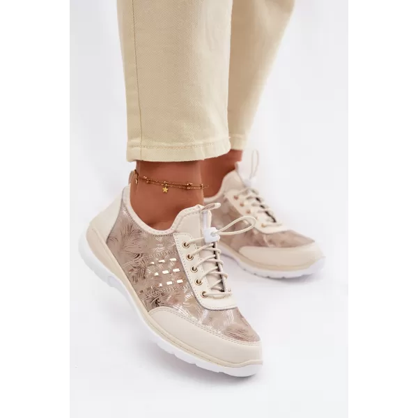  Damen-Sneaker D&A GR61-5990 BEIGE 