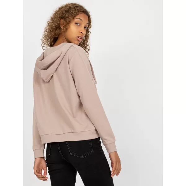  Damen-Sweatshirt BASIC FEEL GOOD B-002.65 DUNKELBEIGE 