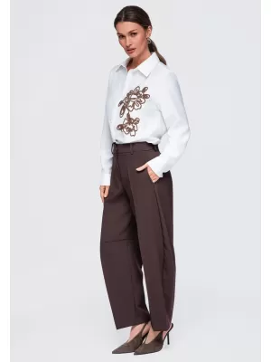 Damenhemd OMBRE OW-SH-E0073 WEIß