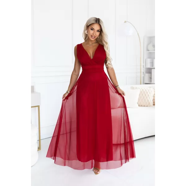  Kleid NUMOCO 687-2 HELLES BURGUNDERROT 