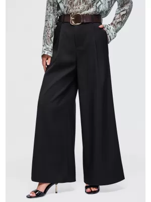 Damenhosen OMBRE OW-PA-E0019 SCHWARZ