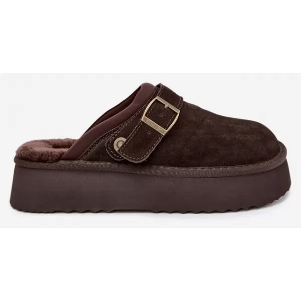  Damenhausschuhe BIG STAR SHOES UU274697 BRAUN/BEIGE 