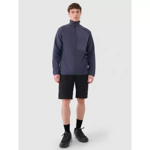  Fleece-Sweatshirt für Herren 4F WAW25TFLEM357 DENIM 