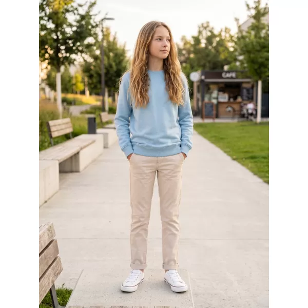  Kinder-Sweatshirt MALFINI CREW 427 HIMMELBLAU 