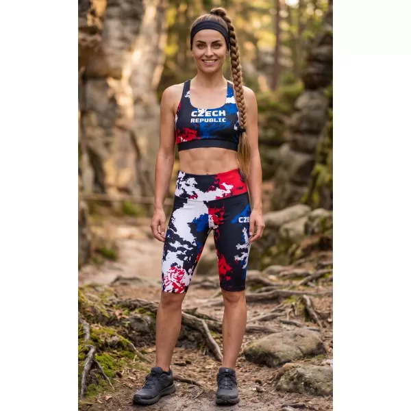  Damen Premium-Funktionsleggings oberhalb des Knies (neue Größen) ALTISPORT VOJ/ALW036LEG06 FLECKEN 