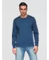 Herren-Sweatshirt OMBRE OM-SSBN-0271 MARINEBLAU