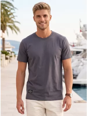 Herren-T-Shirt ALTISPORT NP/ALMST20001 SCHIEFERGRAU