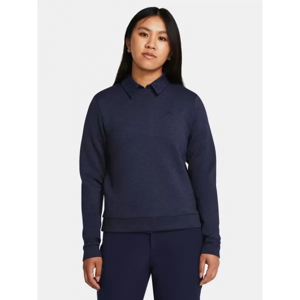  Damen-Sweatshirt UNDER ARMOUR UA DRIVE MIDLAYER CREW 1387143-410 BLAU 