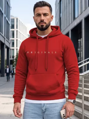Herren-Sweatshirt DSTREET NX5151BX-18-09 ROT
