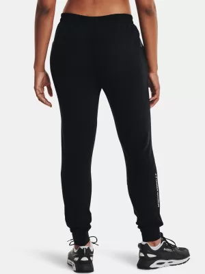 Damenhosen UNDER ARMOUR UA RUSH FLEECE PANT 1365775-001 SCHWARZ