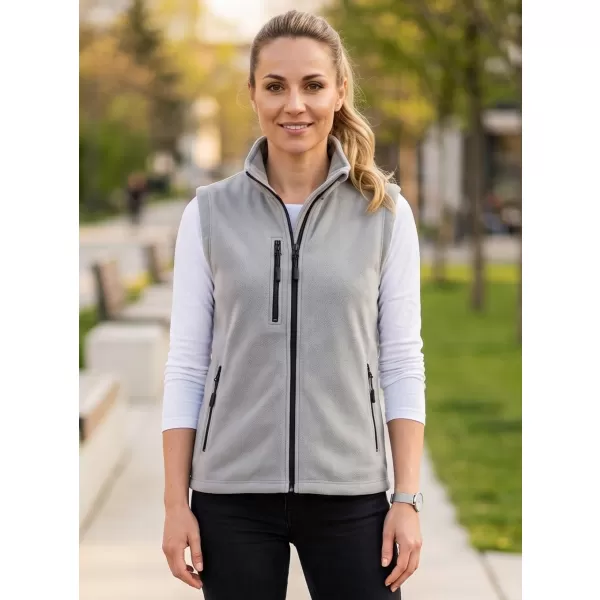  Fleeceweste für Damen MALFINI EXIT W-525 HELLGRAU 