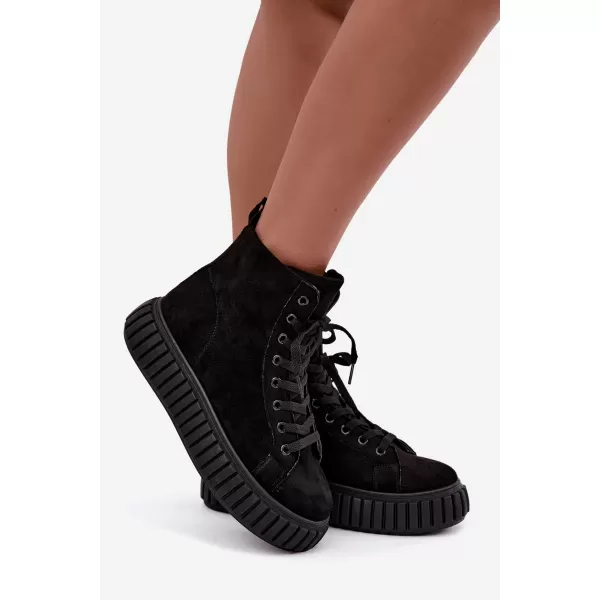  Damen-Sneaker BOTO LA372 SCHWARZ 