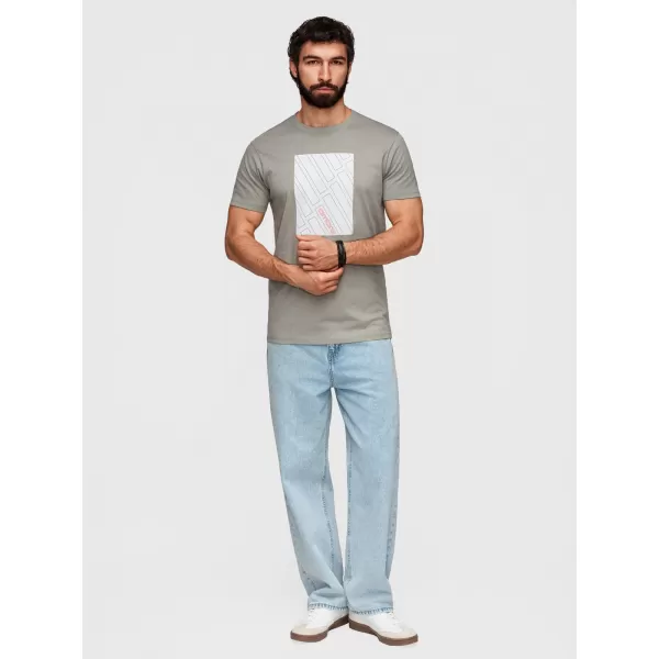  Herren-T-Shirt OMBRE OM-TSPT-0259 GRAU 