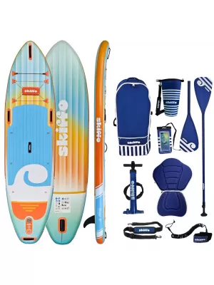 Paddle-Board SKIFFO RIVAGE SUNRISE BLAU/ORANGE