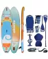 Paddle-Board SKIFFO RIVAGE SUNRISE BLAU/ORANGE
