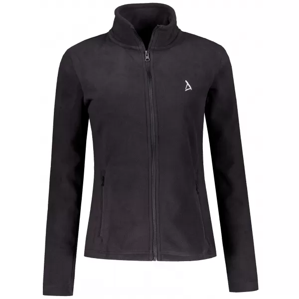  Fleece-Sweatshirt für Damen ALTISPORT ALW002852 SCHWARZ UND SILBER 