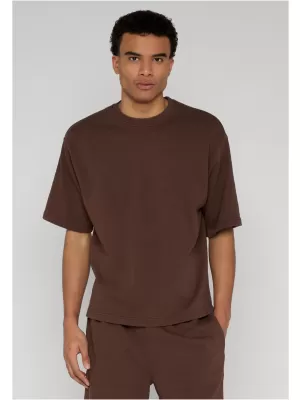Herren-T-Shirt URBAN CLASSICS TB8097 SCHOKOLADENBRAUN
