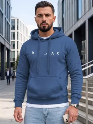 Herren-Sweatshirt DSTREET NX0001BX-17-09 BLAU