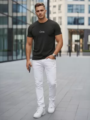 Herren-T-Shirt DSTREET NX5125R-BK SCHWARZ