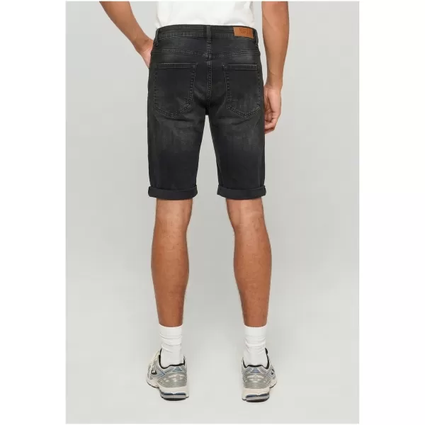  Herrenshorts URBAN CLASSICS TB8457 SCHWARZ GEWASCHEN 