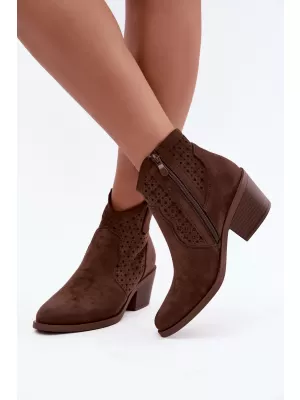 Damenschuhe S.BARSKI HY62-8149 KAFFEE