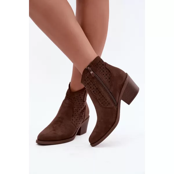  Damenschuhe S.BARSKI HY62-8149 KAFFEE 