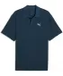Herren-T-Shirt mit Kragen PUMA WARDROBE ESS PIQUE RELAXED POLO 62965736 MITTERNACHTSBENZIN